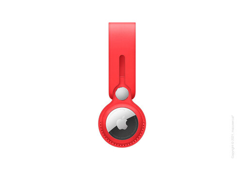 Apple AirTag Leather Loop (PRODUCT)RED