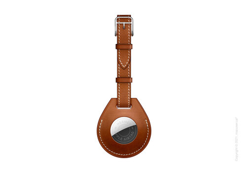 AirTag Hermès Luggage Tag Fauve