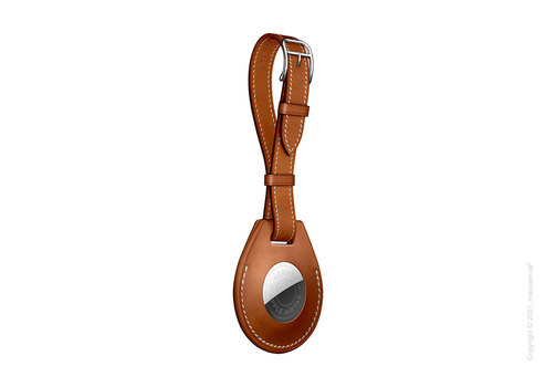 AirTag Hermès Luggage Tag Fauve