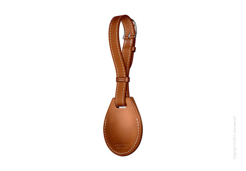 AirTag Hermès Luggage Tag Fauve