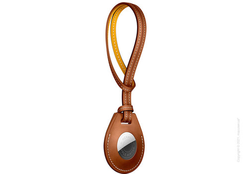 AirTag Hermès Bag Charm Fauve