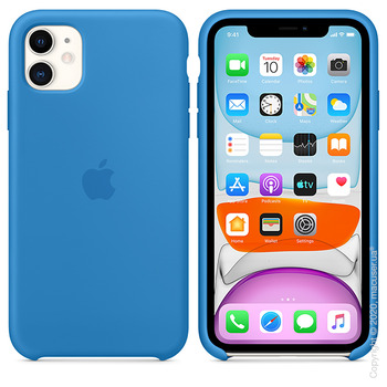 Чехол Apple iPhone 11 Silicone Case Surf Blue, Copy