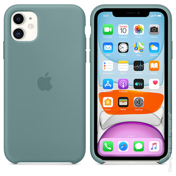 Чехол Apple iPhone 11 Silicone Case Cactus, Copy