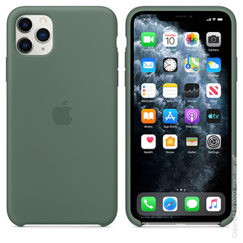 Чехол iPhone 11 Pro Max Silicone Case Pine Green
