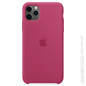 Чехол iPhone 11 Pro Max Silicone Case, Pomegranate