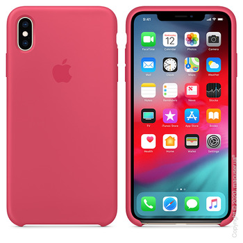 Чехол iPhone Xs Max Silicone Case, Hibiscus Copy