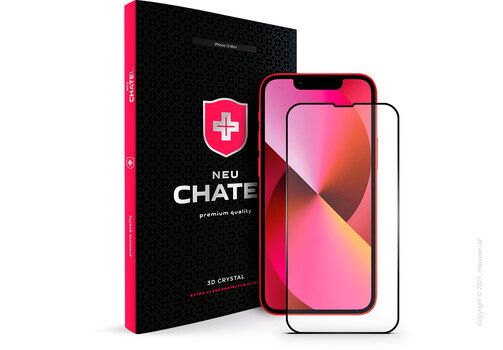 Стекло + NEU Chatel Corning Gorilla Glass for iPhone 13 mini Front Black