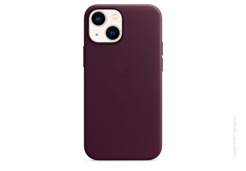 Apple iPhone 13 mini Leather Case with MagSafe - Dark Cherry
