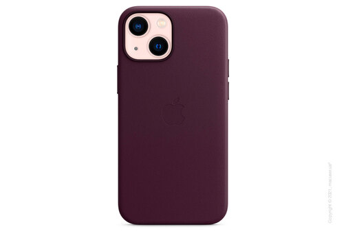 Apple iPhone 13 mini Leather Case with MagSafe - Dark Cherry