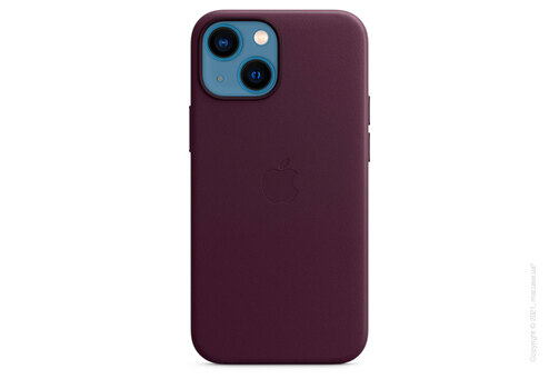 Apple iPhone 13 mini Leather Case with MagSafe - Dark Cherry