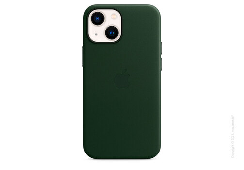 Apple iPhone 13 mini Leather Case with MagSafe - Sequoia Green
