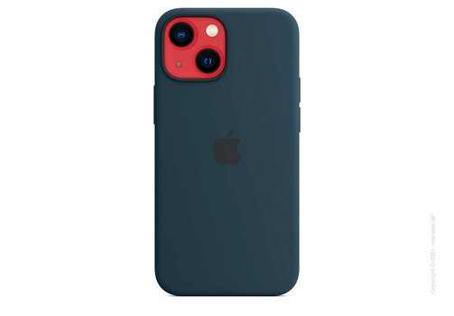 Apple iPhone 13 mini Silicone Case with MagSafe - Abyss Blue