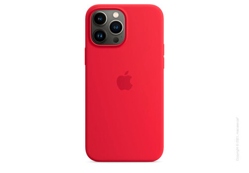Apple iPhone 13 Pro Max Silicone Case with MagSafe - (PRODUCT)RED