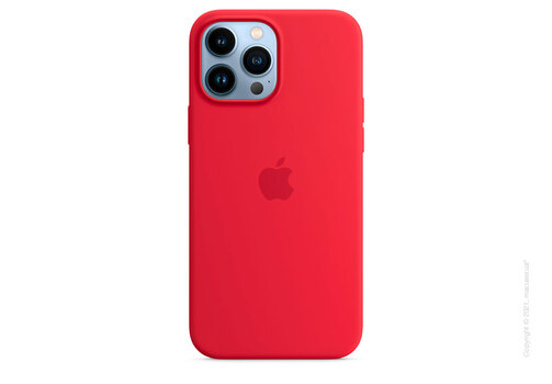 Apple iPhone 13 Pro Max Silicone Case with MagSafe - (PRODUCT)RED