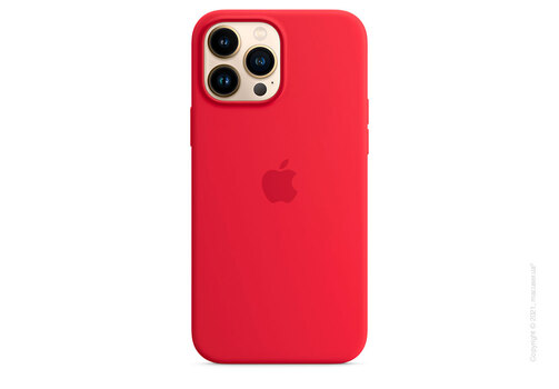 Apple iPhone 13 Pro Max Silicone Case with MagSafe - (PRODUCT)RED