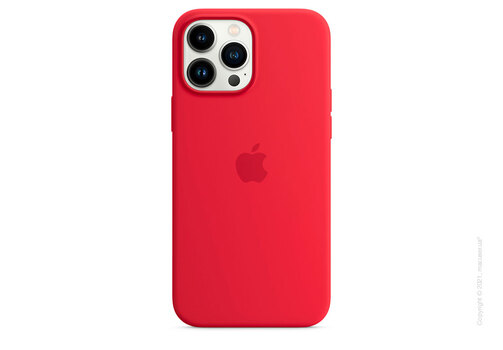 Apple iPhone 13 Pro Max Silicone Case with MagSafe - (PRODUCT)RED