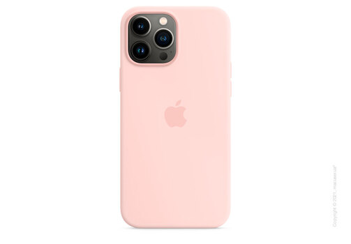 Apple iPhone 13 Pro Max Silicone Case with MagSafe - Chalk Pink