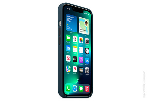 Apple iPhone 13 Pro Silicone Case with MagSafe - Abyss Blue