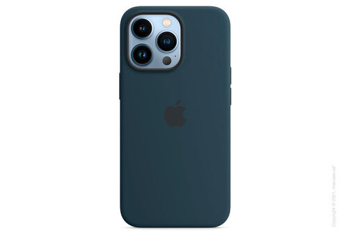 Apple iPhone 13 Pro Silicone Case with MagSafe - Abyss Blue