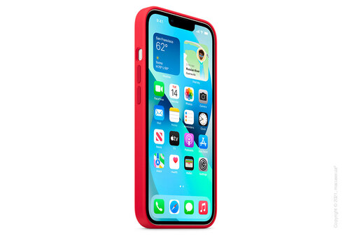 Apple iPhone 13 Silicone Case with MagSafe - (PRODUCT)RED