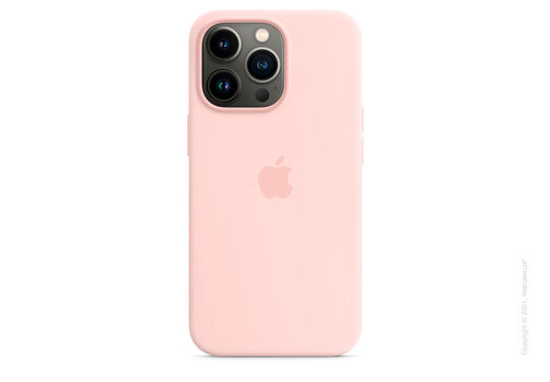 Apple iPhone 13 Pro Silicone Case with MagSafe - Chalk Pink Copy