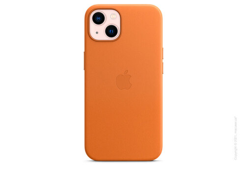 Apple iPhone 13 Leather Case with MagSafe - Golden Brown Copy