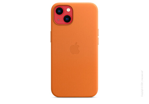Apple iPhone 13 Leather Case with MagSafe - Golden Brown Copy
