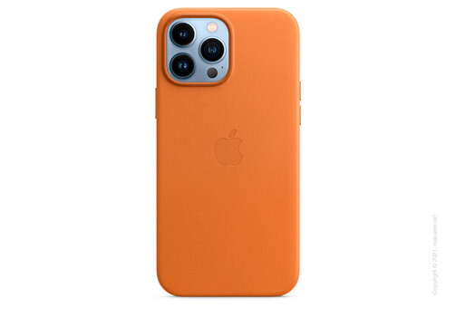Apple iPhone 13 Pro Max Leather Case with MagSafe - Golden Brown Copy