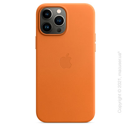 Apple iPhone 13 Pro Max Leather Case with MagSafe - Golden Brown Copy