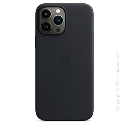 Apple iPhone 13 Pro Max Leather Case with MagSafe - Midnight Copy
