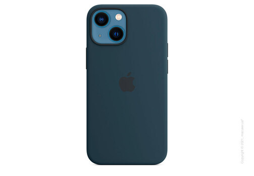 Apple iPhone 13 mini Silicone Case with MagSafe - Abyss Blue Copy