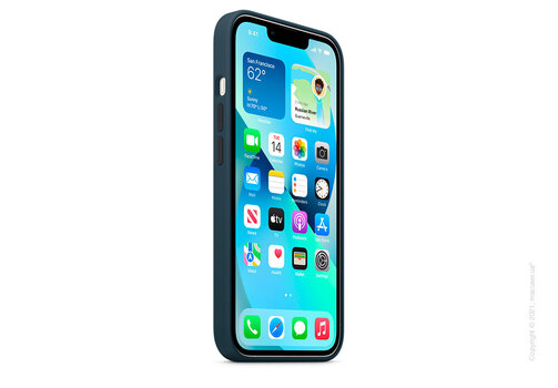 Apple iPhone 13 Silicone Case with MagSafe - Abyss Blue Copy
