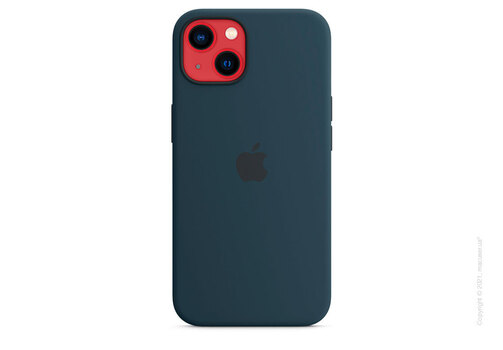 Apple iPhone 13 Silicone Case with MagSafe - Abyss Blue Copy