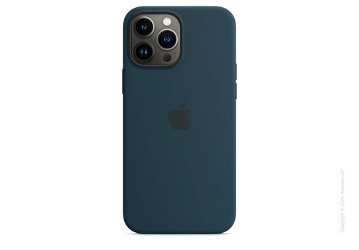 Apple iPhone 13 Pro Max Silicone Case with MagSafe - Abyss Blue Copy
