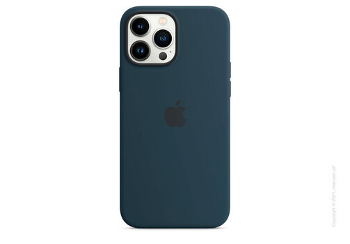 Apple iPhone 13 Pro Max Silicone Case with MagSafe - Abyss Blue Copy