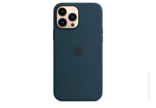 Apple iPhone 13 Pro Max Silicone Case with MagSafe - Abyss Blue Copy
