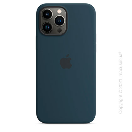 Apple iPhone 13 Pro Max Silicone Case with MagSafe - Abyss Blue Copy