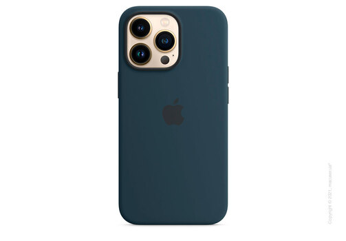 Apple iPhone 13 Pro Silicone Case with MagSafe - Abyss Blue Copy