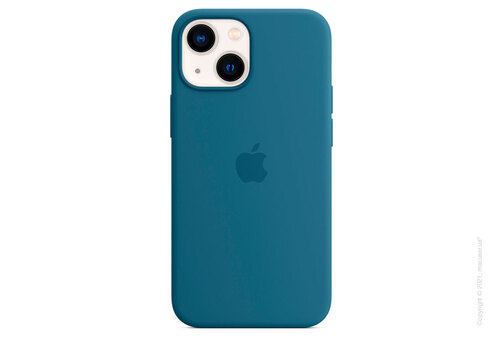 Apple iPhone 13 mini Silicone Case with MagSafe - Blue Jay Copy