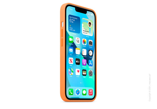 Apple iPhone 13 Silicone Case with MagSafe - Marigold Copy