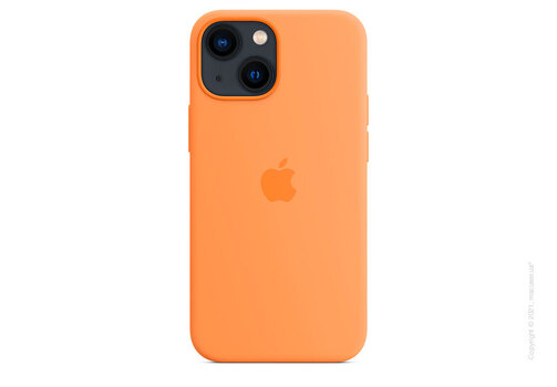 Apple iPhone 13 mini Silicone Case with MagSafe - Marigold Copy