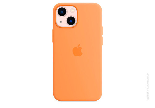Apple iPhone 13 mini Silicone Case with MagSafe - Marigold Copy