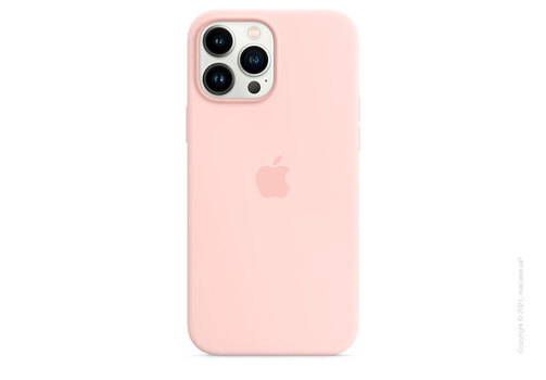 Apple iPhone 13 Pro Max Silicone Case with MagSafe - Chalk Pink Copy