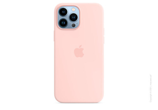 Apple iPhone 13 Pro Max Silicone Case with MagSafe - Chalk Pink Copy