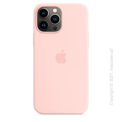 Apple iPhone 13 Pro Max Silicone Case with MagSafe - Chalk Pink Copy