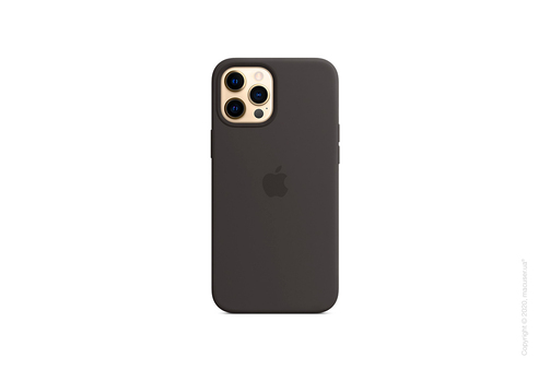Чехол iPhone 12 Pro Max Silicone Case with MagSafe - Black Copy