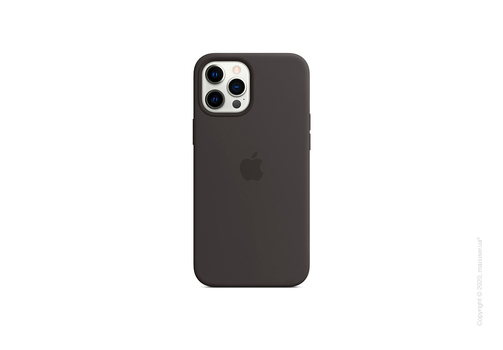 Чехол iPhone 12 Pro Max Silicone Case with MagSafe - Black Copy