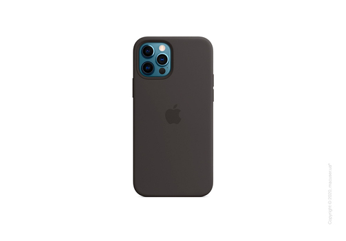 Чехол iPhone 12 | 12 Pro Silicone Case with MagSafe - Black Copy