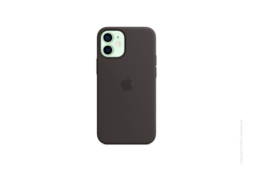 Чехол iPhone 12 | 12 Pro Silicone Case with MagSafe - Black Copy