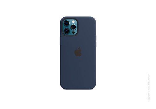 Чехол iPhone 12 Pro Max Silicone Case with MagSafe - Deep Navy Copy